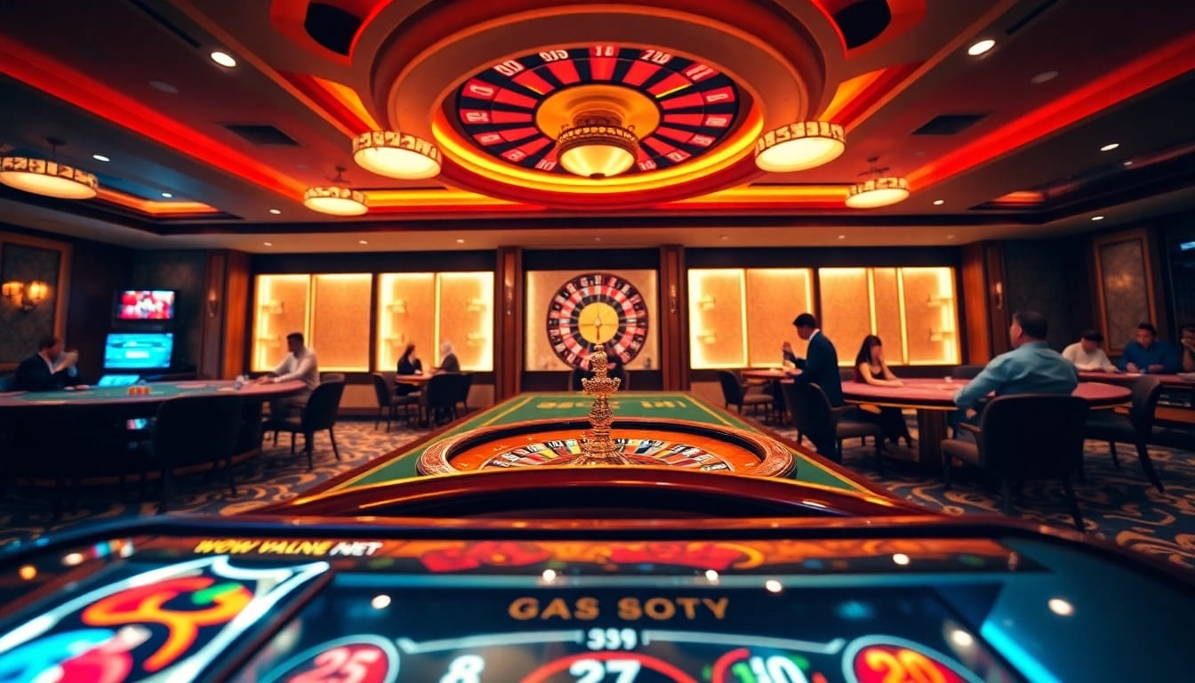 Experience the thrill of winning at the luxurious casino inspired by https://ga888v.net/ with vibrant games and players.