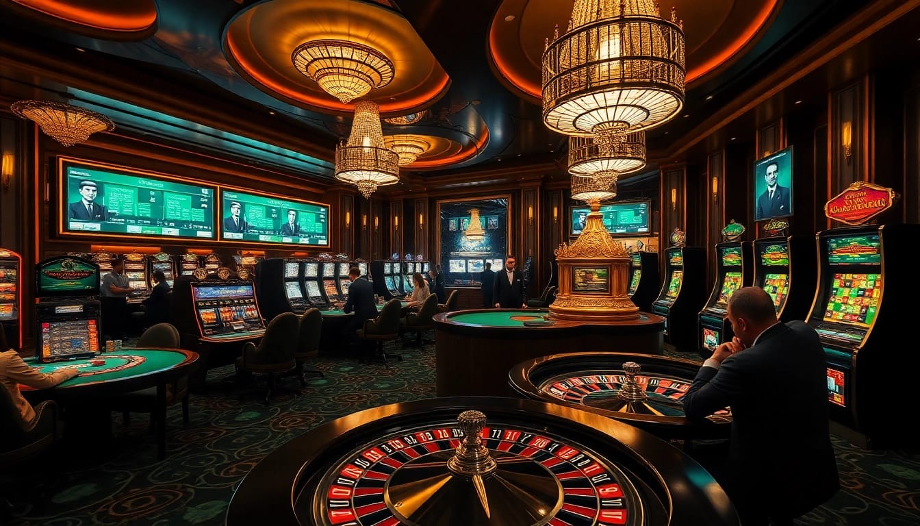 Experience an exhilarating game scene featuring the hidden wiki dark web, showcasing vibrant casino tables and players.