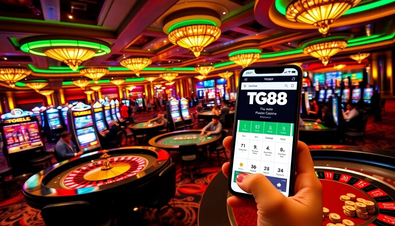 Experience excitement at TG88com.net with glamorous casino tables and dynamic gaming.