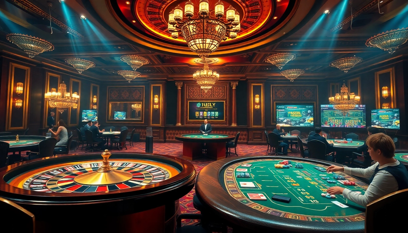 Experience the thrill of gambling at https://vb88org.com/ with vibrant casino tables and engaging players.