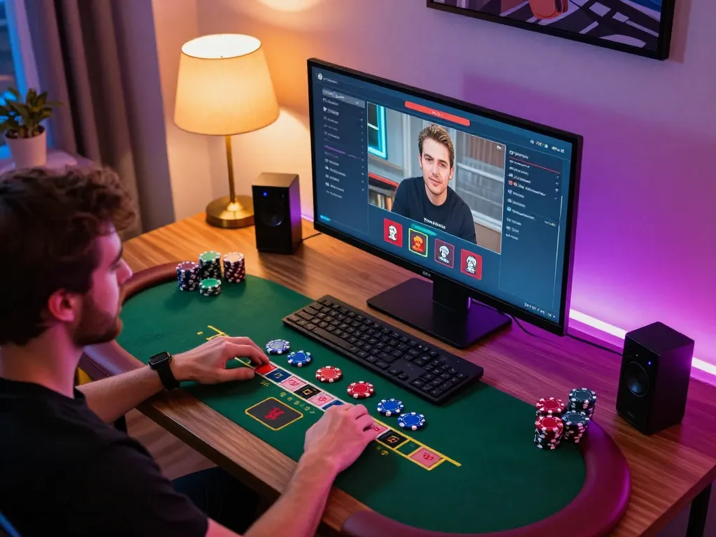 Experience thrilling gameplay at https://tip88xyz.com/ with a cozy online blackjack setup featuring a live dealer.