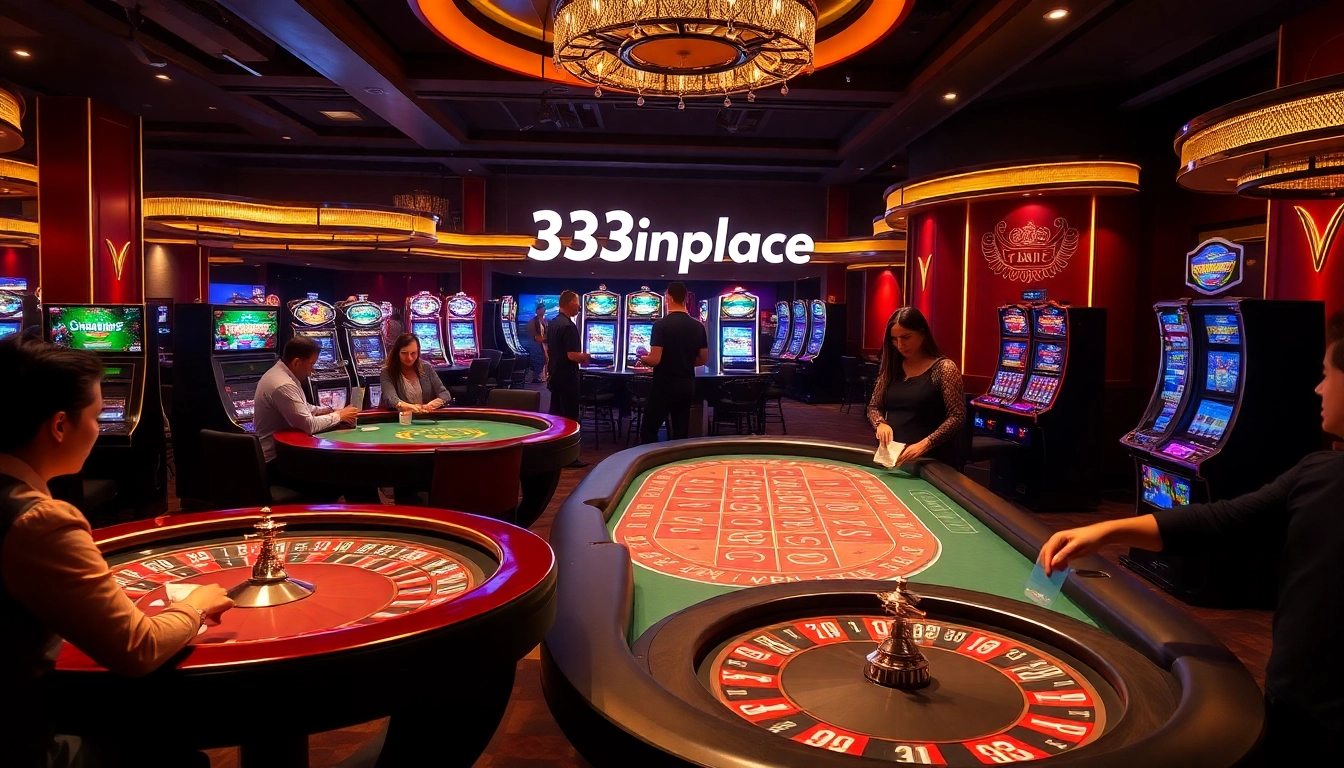 Experience the excitement of gambling at 33win.place with luxury casino tables and thrilling betting action.