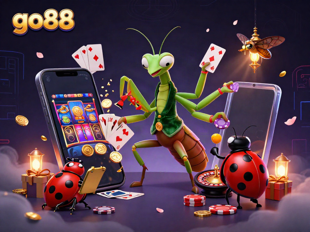 Experience thrilling gameplay and vibrant visuals with go88 in this dynamic casino scene