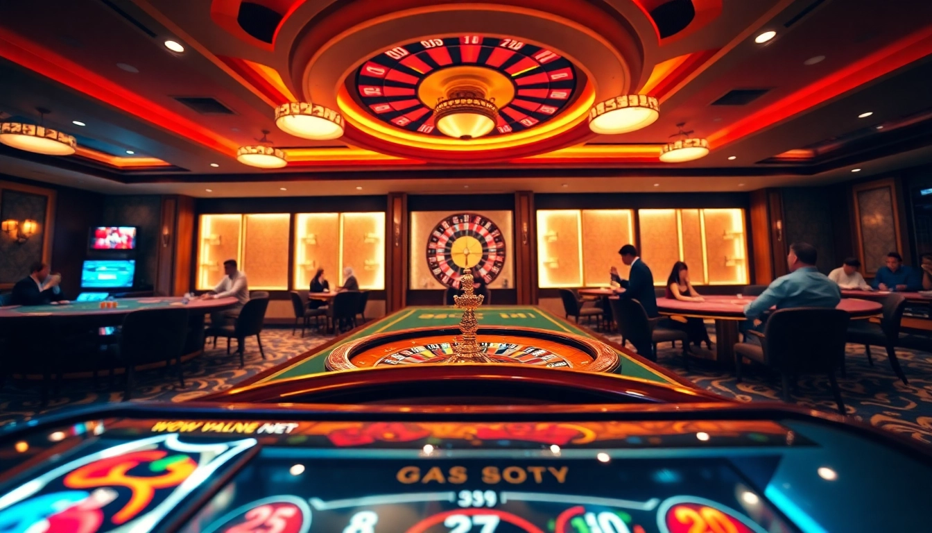Experience the thrill of winning at the luxurious casino inspired by https://ga888v.net/ with vibrant games and players.