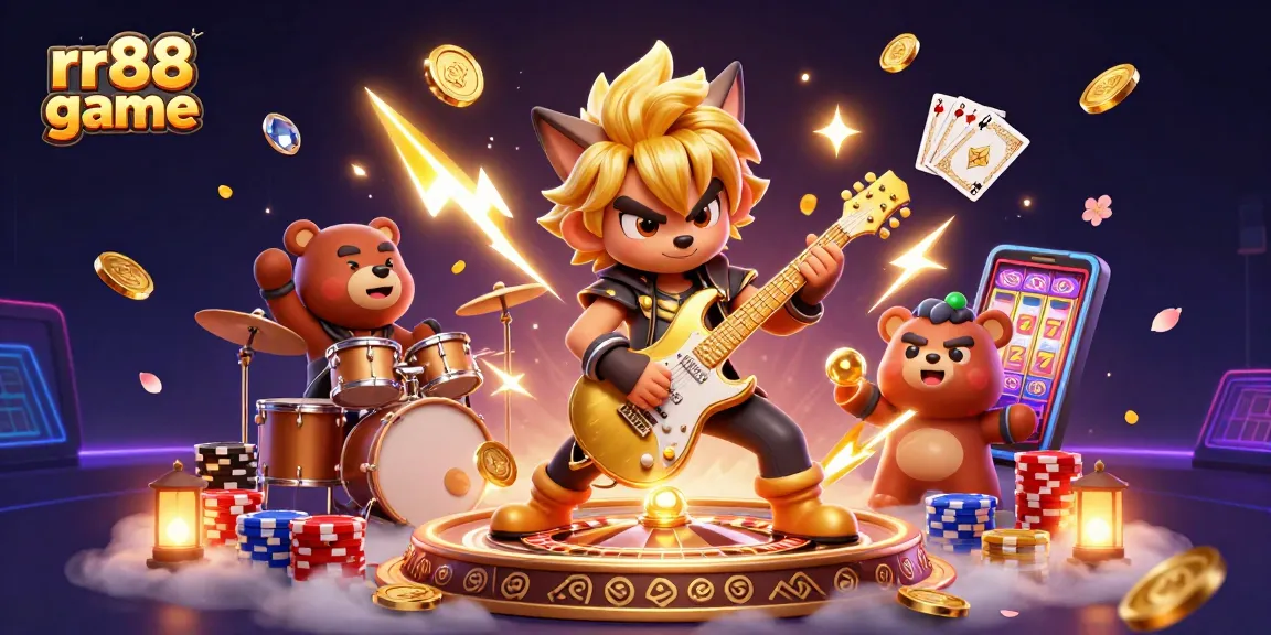 Experience the excitement of rr88 game with vibrant characters and dynamic casino elements.