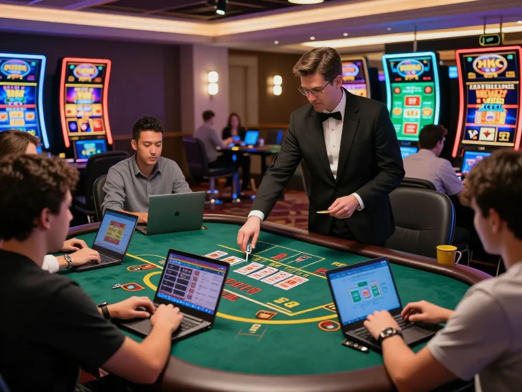 xx88 online gambling scene with live dealer interaction and vibrant gaming graphics