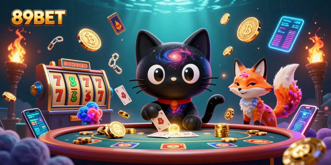 Engage in thrilling gameplay at 89BET with vibrant 3D illustrations and dynamic casino elements.