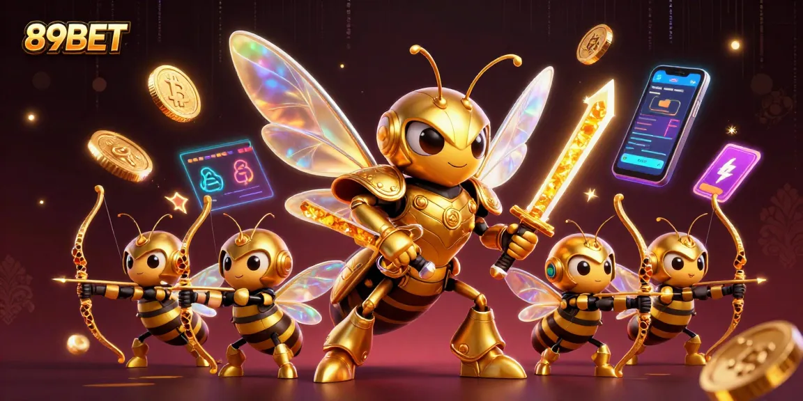 Engage in thrilling adventures at 89BET with vibrant characters and dynamic crypto visuals.