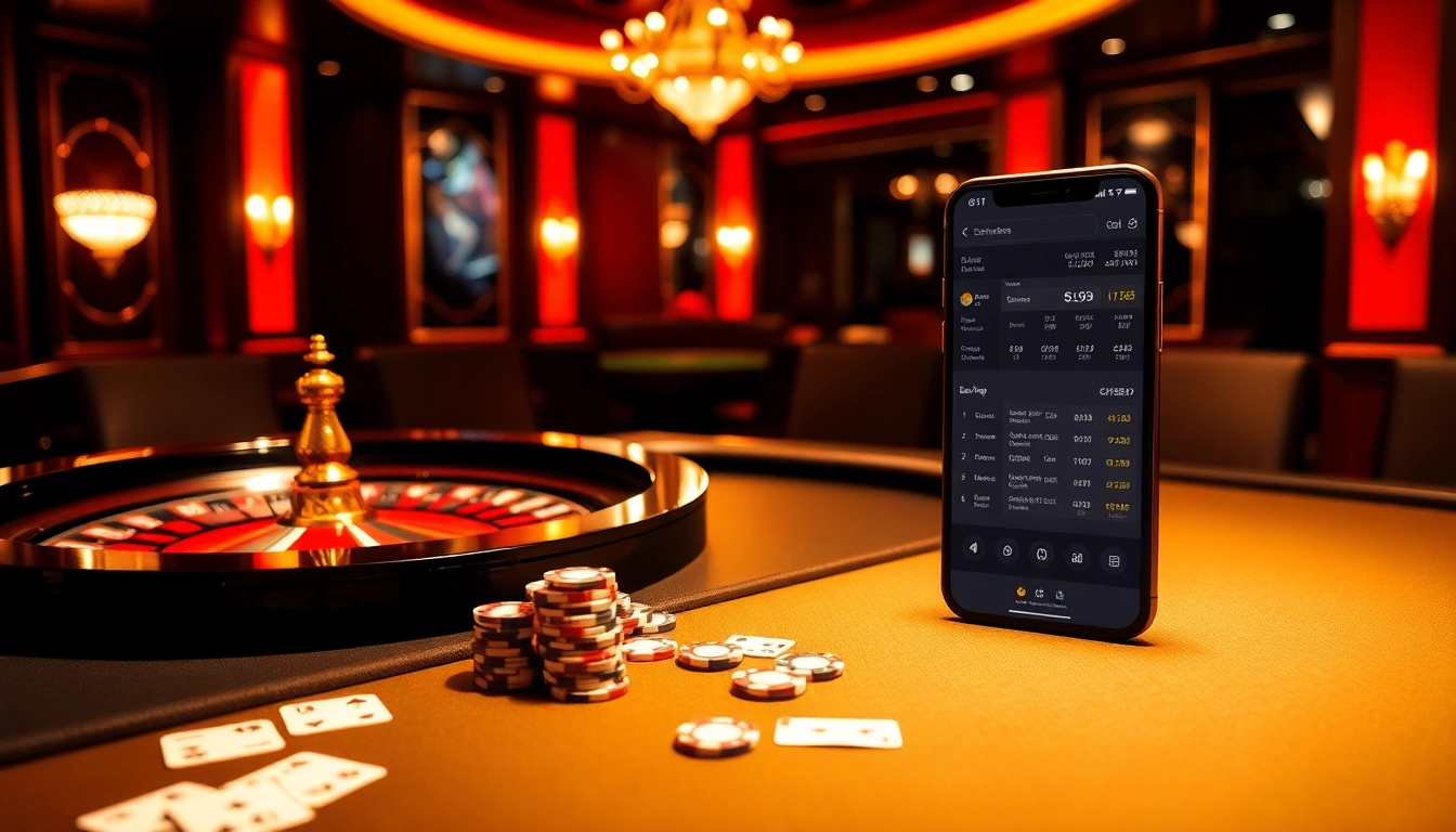 Players immersed in high-stakes action at 8kbet.ngo with cards, chips, and a roulette wheel.