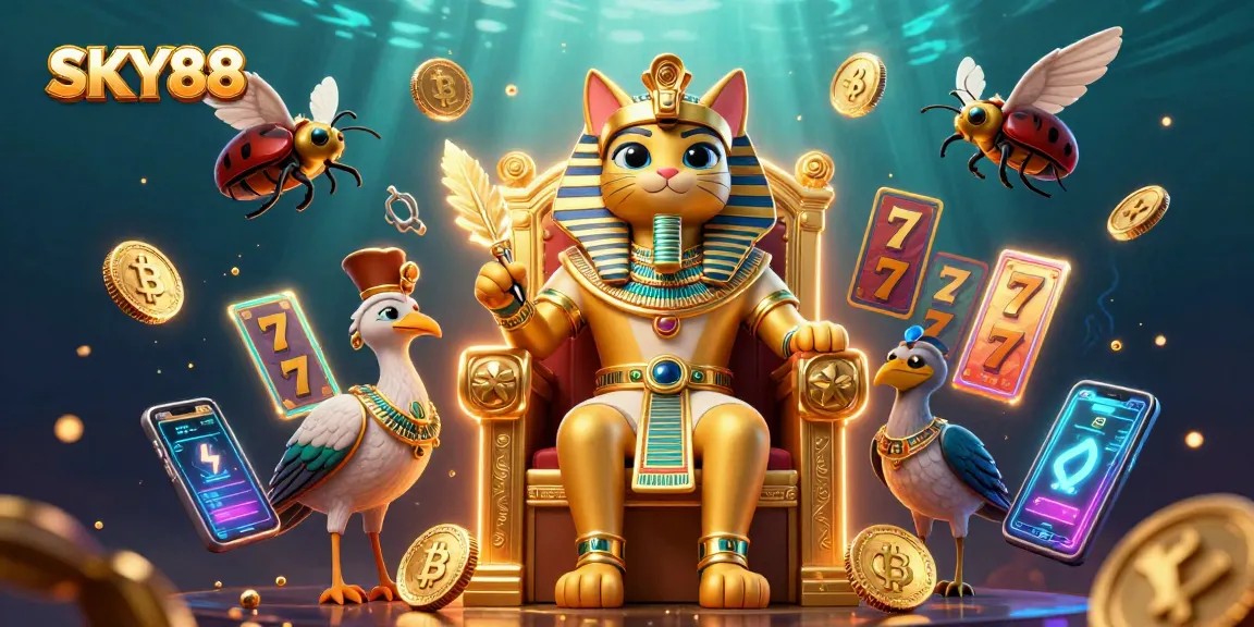 Engage with the thrilling world of SKY88 as pharaohs guide your casino adventure.