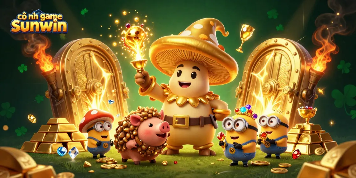 Experience thrilling treasures at cổng game sunwin with magical gold and gem-filled adventures.