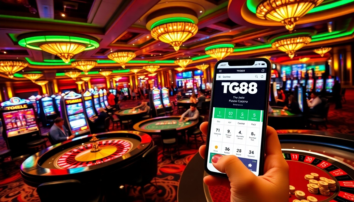 Experience excitement at TG88com.net with glamorous casino tables and dynamic gaming.