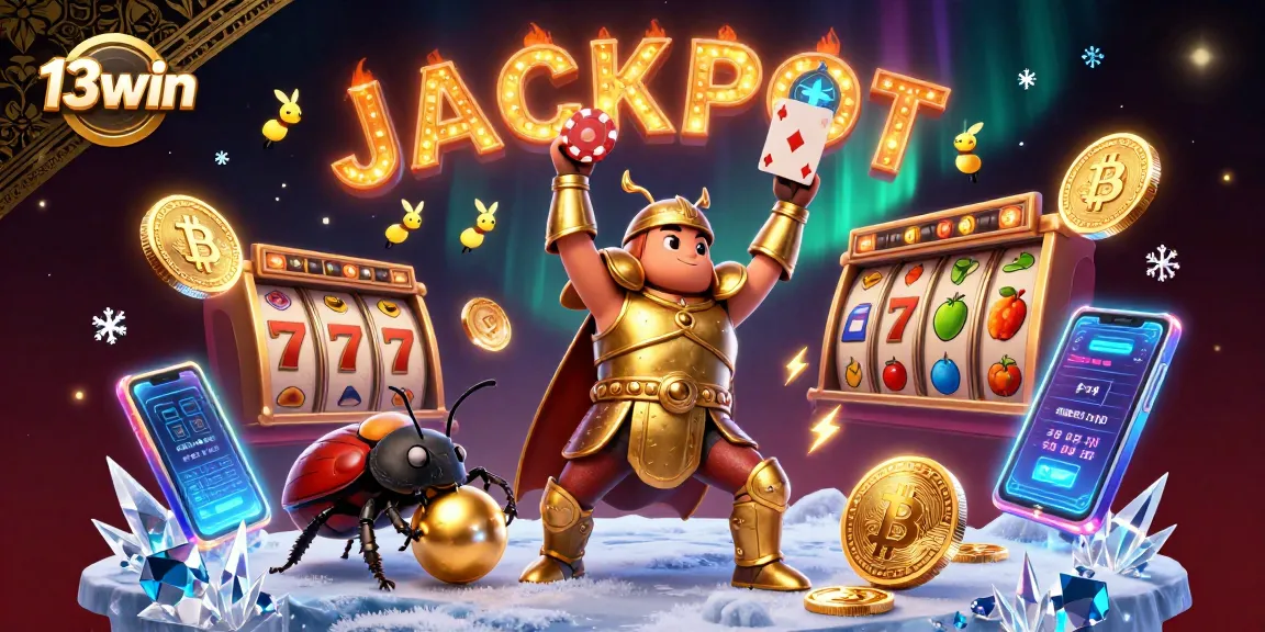 Engage the excitement of 13win, celebrating wins with vibrant jackpot action and immersive gaming elements.