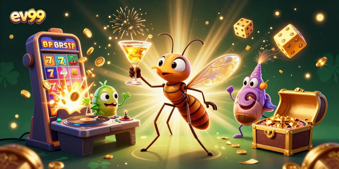 Experience casino excitement with ev99's vibrant characters and dynamic gaming elements bursting with joy.