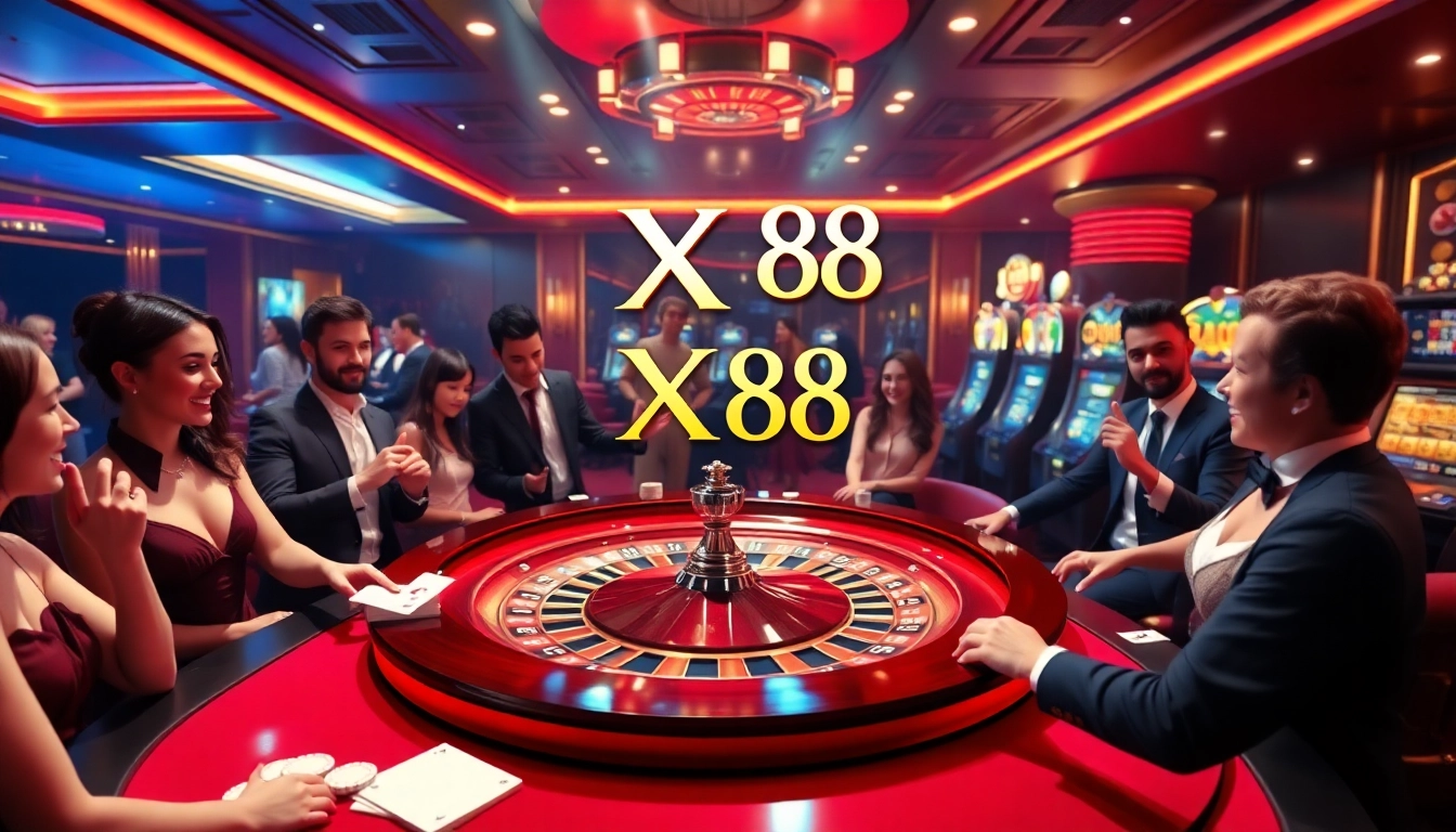 Experience thrilling gameplay at XX 88 casino with exciting roulette action and vibrant atmosphere.