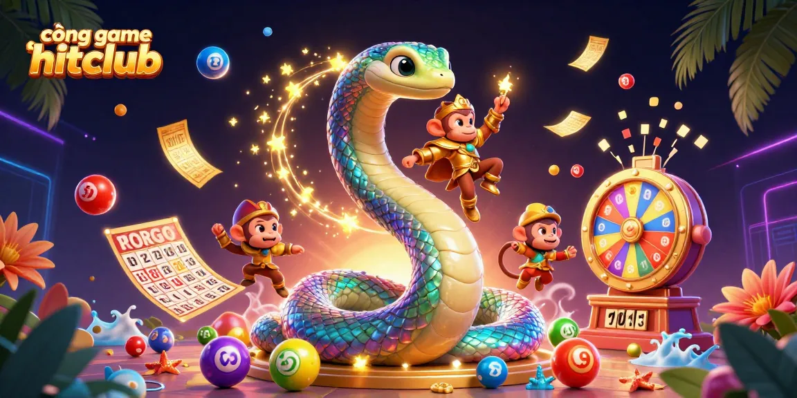 Experience the excitement at cổng game hitclub with dynamic lottery elements and vibrant casino visuals.