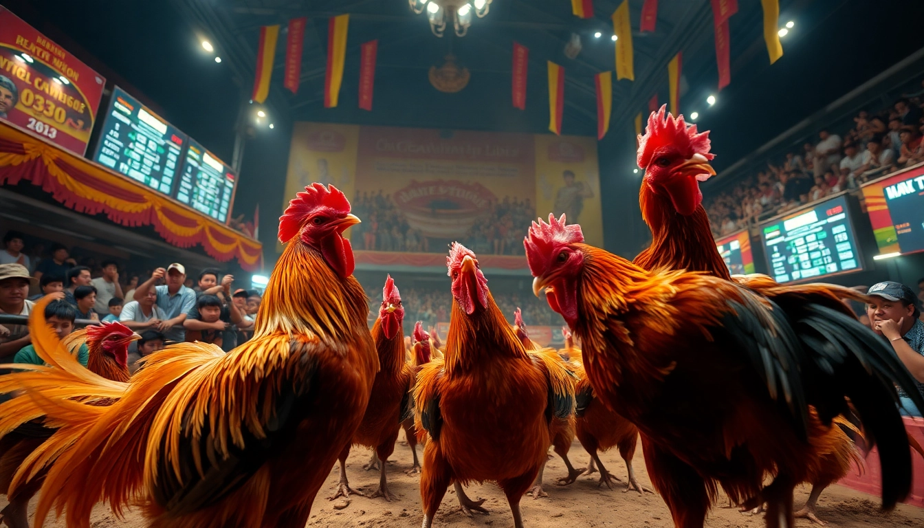 Experience the excitement of live cockfighting at dagawin.live, showcasing thrilling matches and vibrant arena atmosphere.