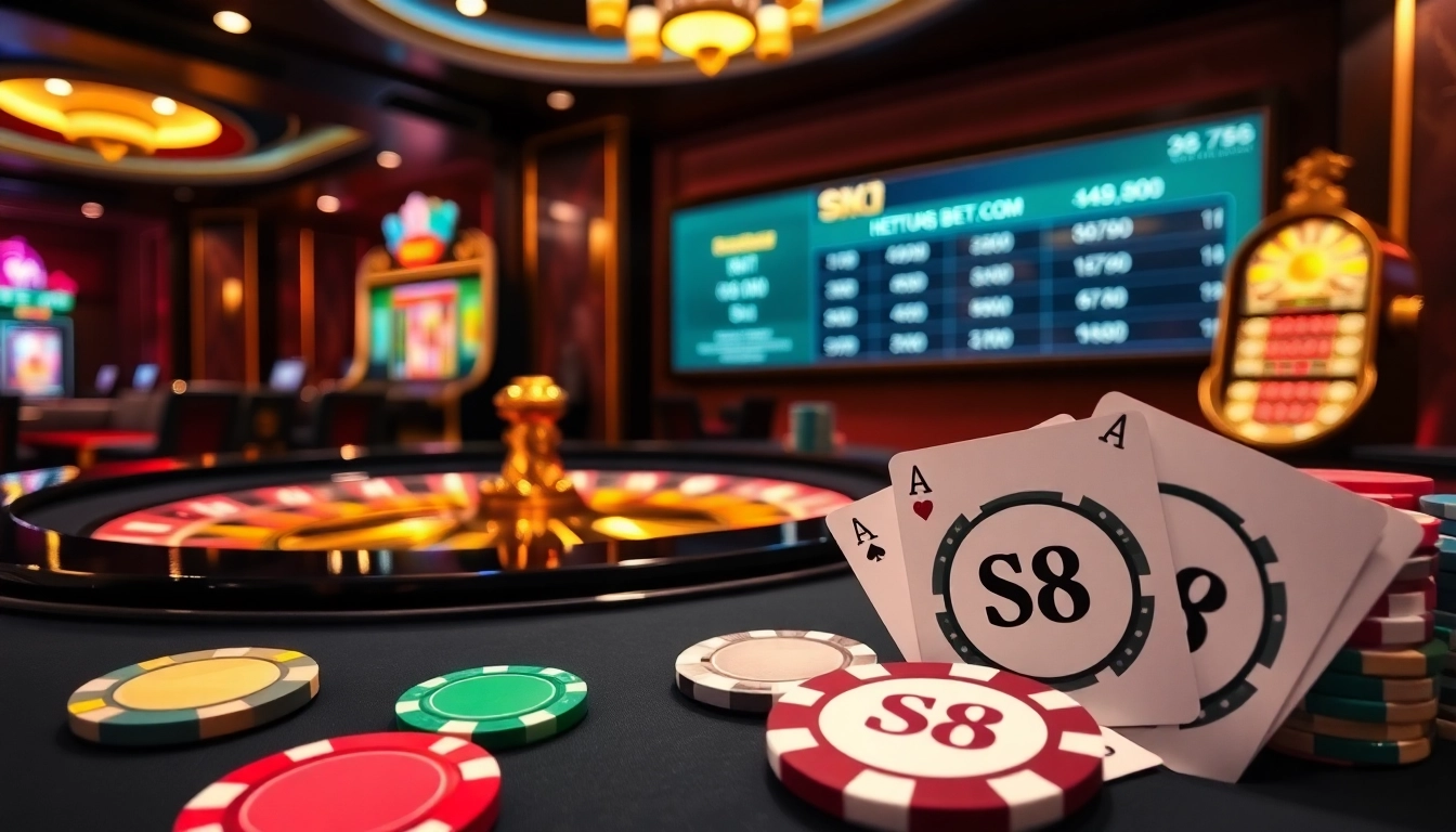 Experience exciting gambling action at https://s8hn.com/ with vibrant casino visuals and engaging game elements.
