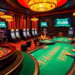 Engage in thrilling gaming at DA88's luxurious casino tables