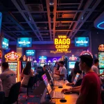 Exciting online casino atmosphere featuring winvn88.live logo and diverse players.