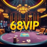 Experience the thrill of high-stakes poker at 68VIP's luxurious casino.