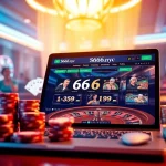 S666.nyc: An engaging online gambling scene showcasing a modern digital interface with casino games and vibrant colors.