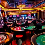 Players enjoying the thrilling gaming experience at Fun88's casino with vibrant tables and slot machines.