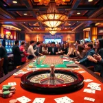 Fun88 gamblers enjoying a thrilling casino experience with diverse gaming options.