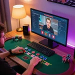 Experience thrilling gameplay at https://tip88xyz.com/ with a cozy online blackjack setup featuring a live dealer.