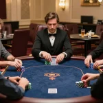 The competitive poker scene at https://ga88bet.com/ displays players in action, showcasing strategic gameplay and high stakes.