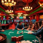 Players enjoying a thrilling game at a casino, showcasing the excitement of https://tg88-vn.jpn.com/ with vibrant tables and rich atmosphere.