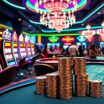 Players enjoying the vibrant casino experience at https://go88casino.pro/ with slot machines and poker tables.