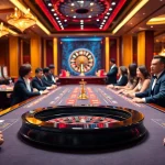 Experience the excitement at nhà cái uk88 with vibrant casino tables and enthusiastic players.