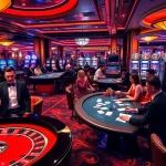 Experience the excitement of gambling at open88 casino with vibrant slot machines and roulette.