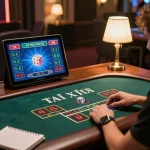 Player engaging with Tài Xỉu game on taixiuonlinego app, showcasing vibrant betting options and live dealer excitement.