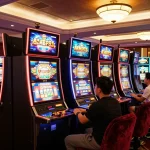 Anticipating a big win at the vibrant slot machines at 68gamebaivn casino.