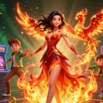 Experience winning with iros in a vibrant 3D casino illustration featuring slot games and dynamic characters.