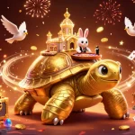 Experience the thrilling action at shbet1 with a unique 3D illustration of a golden tortoise casino.