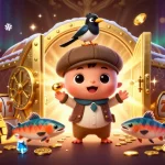 Spin for rewards at pg88 with fun characters and casino riches in this vibrant illustration.