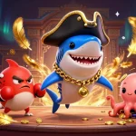 Engage with Game Bài 789P in a vibrant 3D casino illustration showcasing underwater characters and rich gambling elements.