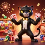 Experience thrilling gameplay at xx88 with stylish characters in a vibrant casino scene.